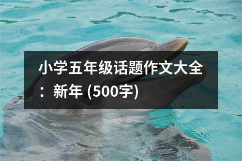 小學五年級話題作文大全：新年 (500字)