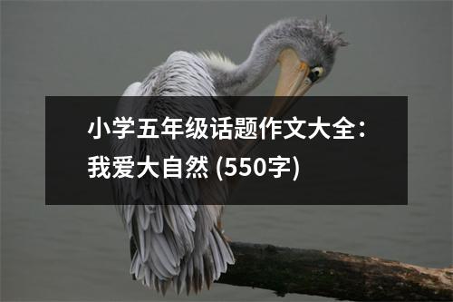 小學(xué)五年級(jí)話題作文大全：我愛大自然 (550字)