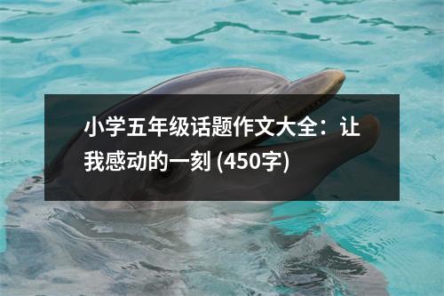小學(xué)五年級(jí)話題作文大全：讓我感動(dòng)的一刻 (450字)