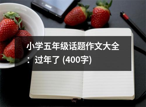 小學(xué)五年級(jí)話題作文大全：過年了 (400字)
