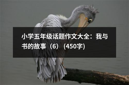 小學(xué)五年級(jí)話題作文大全：我與書(shū)的故事（6） (450字)