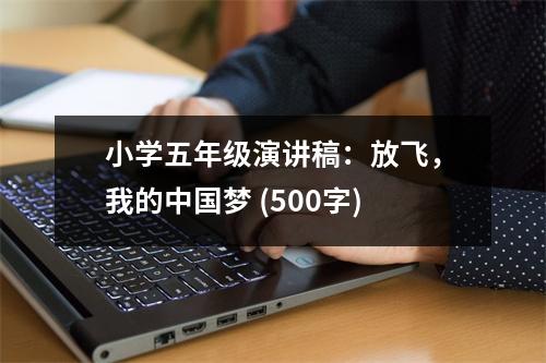 小學五年級演講稿：放飛，我的中國夢 (500字)