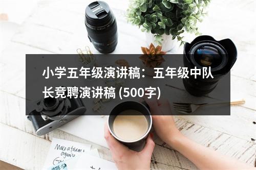 小學(xué)五年級演講稿：五年級中隊(duì)長競聘演講稿 (500字)