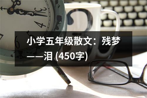 小學(xué)五年級(jí)散文：殘夢(mèng)——淚 (450字)
