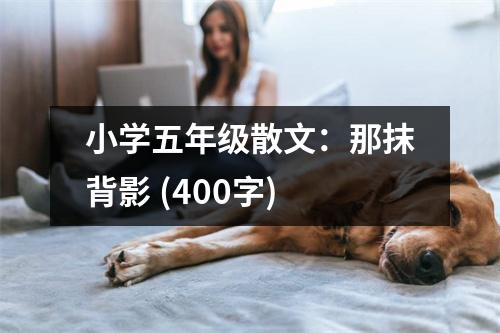 小學(xué)五年級(jí)散文：那抹背影 (400字)