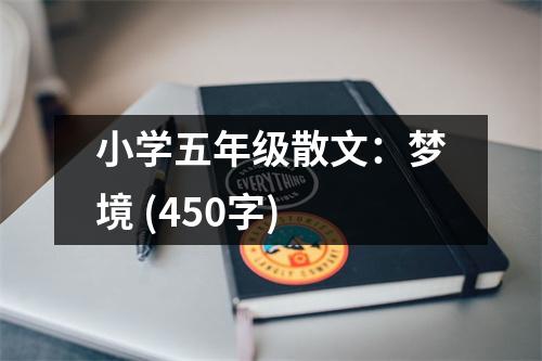 小學(xué)五年級散文：夢境 (450字)