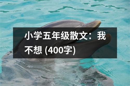 小學(xué)五年級散文：我不想 (400字)