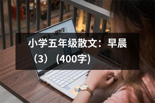 小學(xué)五年級(jí)散文：早晨（3） (400字)