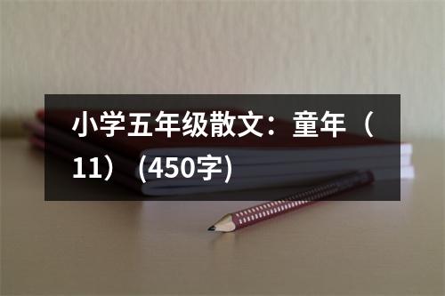 小學(xué)五年級(jí)散文：童年（11） (450字)