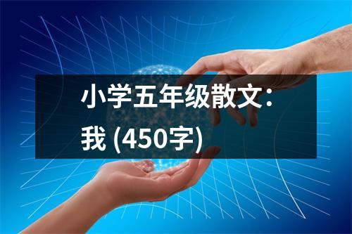 小學(xué)五年級(jí)散文：我 (450字)