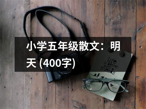 小學(xué)五年級(jí)散文：明天 (400字)