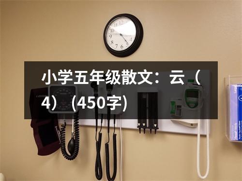 小學五年級散文：云（4） (450字)