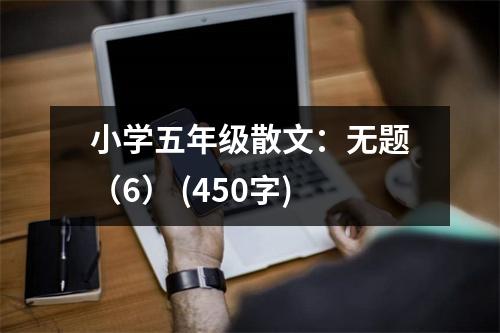 小學(xué)五年級(jí)散文：無題（6） (450字)