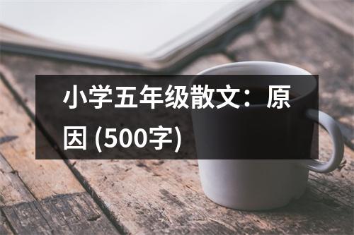 小學(xué)五年級(jí)散文：原因 (500字)