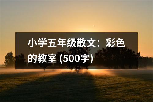 小學(xué)五年級(jí)散文：彩色的教室 (500字)