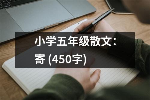 小學五年級散文：寄 (450字)