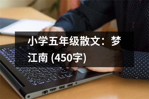 小學(xué)五年級(jí)散文：夢(mèng)江南 (450字)
