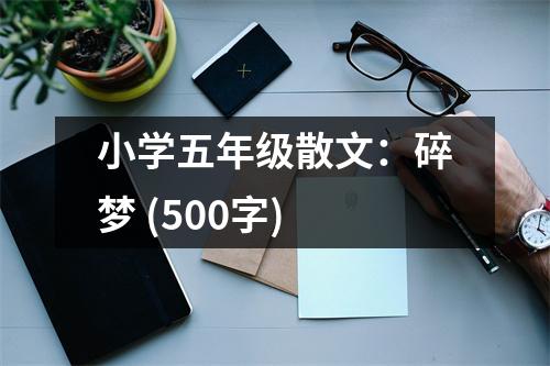 小學五年級散文：碎夢 (500字)