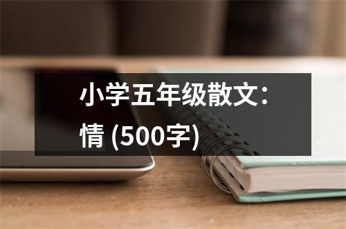小學(xué)五年級散文：情 (500字)