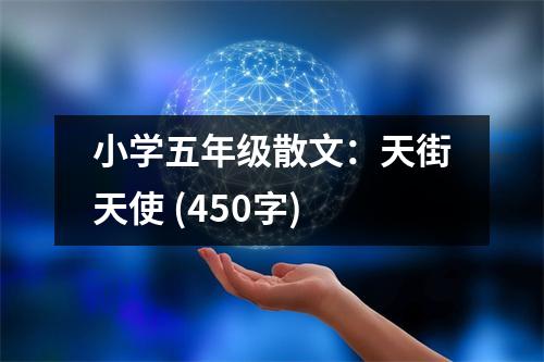 小學(xué)五年級(jí)散文：天街天使 (450字)