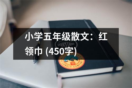 小學(xué)五年級(jí)散文：紅領(lǐng)巾 (450字)