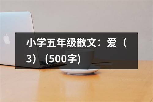 小學五年級散文：愛（3） (500字)