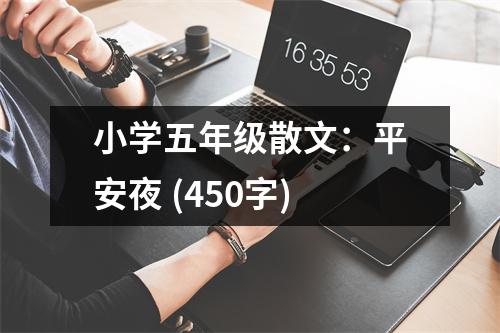 小學五年級散文：平安夜 (450字)