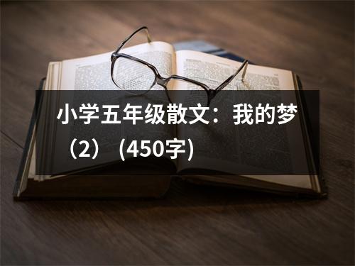 小學(xué)五年級散文：我的夢（2） (450字)