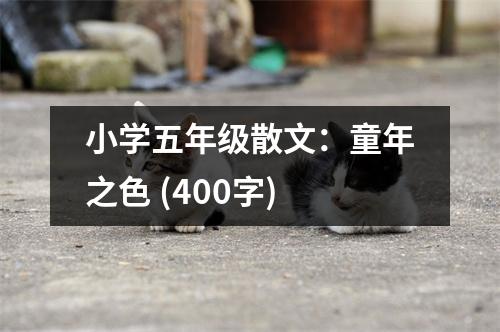 小學(xué)五年級散文：童年之色 (400字)
