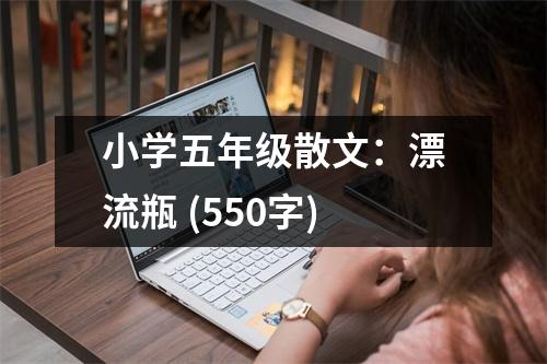 小學(xué)五年級(jí)散文：漂流瓶 (550字)