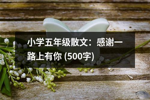 小學(xué)五年級散文：感謝一路上有你 (500字)