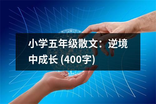 小學(xué)五年級(jí)散文：逆境中成長 (400字)