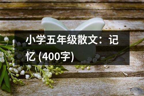 小學(xué)五年級(jí)散文：記憶 (400字)