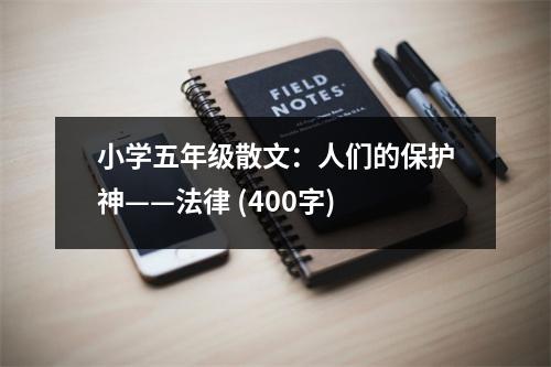 小學五年級散文：人們的保護神——法律 (400字)