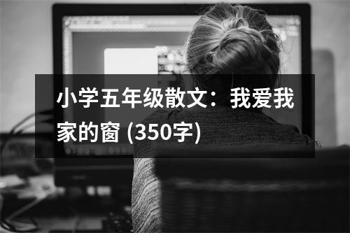 小學(xué)五年級(jí)散文：我愛我家的窗 (350字)