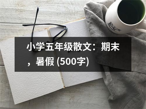 小學(xué)五年級(jí)散文：期末，暑假 (500字)