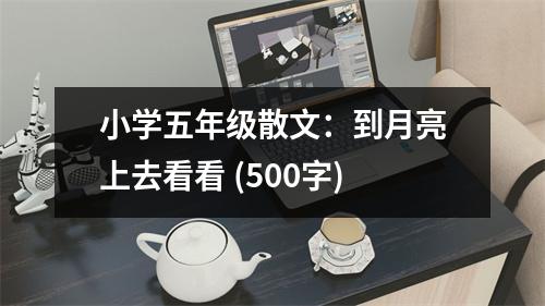 小學(xué)五年級散文：到月亮上去看看 (500字)