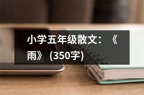 小學(xué)五年級(jí)散文：《雨》 (350字)
