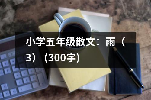 小學五年級散文：雨（3） (300字)