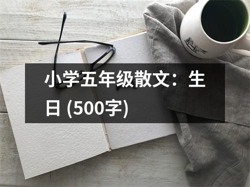 小學(xué)五年級散文：生日 (500字)