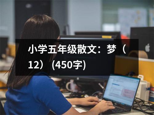 小學(xué)五年級散文：夢（12） (450字)
