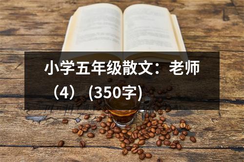 小學(xué)五年級散文：老師（4） (350字)