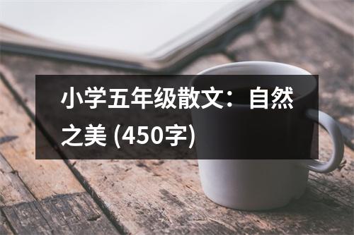 小學(xué)五年級(jí)散文：自然之美 (450字)