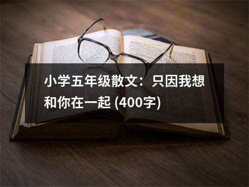 小學(xué)五年級散文：只因我想和你在一起 (400字)