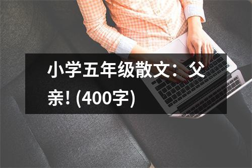 小學五年級散文：父親! (400字)