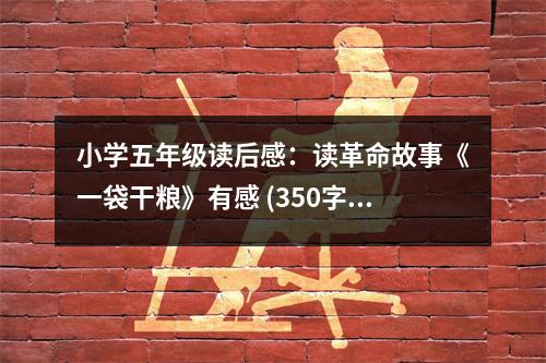 小學五年級讀后感：讀革命故事《一袋干糧》有感 (350字)