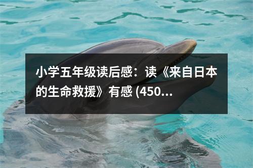 小學(xué)五年級(jí)讀后感：讀《來(lái)自日本的生命救援》有感 (450字)