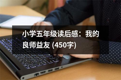 小學(xué)五年級讀后感：我的良師益友 (450字)