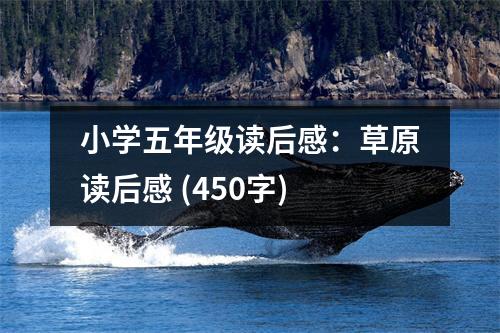 小學五年級讀后感：草原讀后感 (450字)