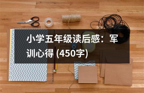 小學(xué)五年級(jí)讀后感：軍訓(xùn)心得 (450字)